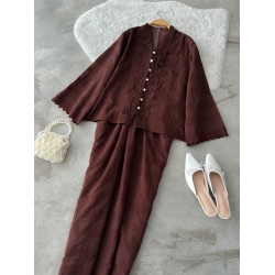 Aslah Embroidery Kurung